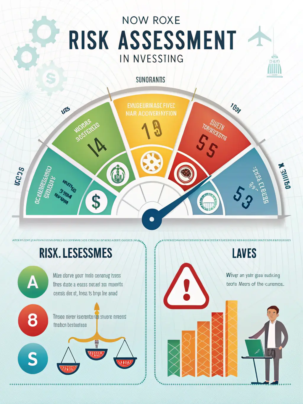 A clear, professional graphic illustrating transparent scoring with easily understandable risk levels and explanations, suitable for the Soltrice website.